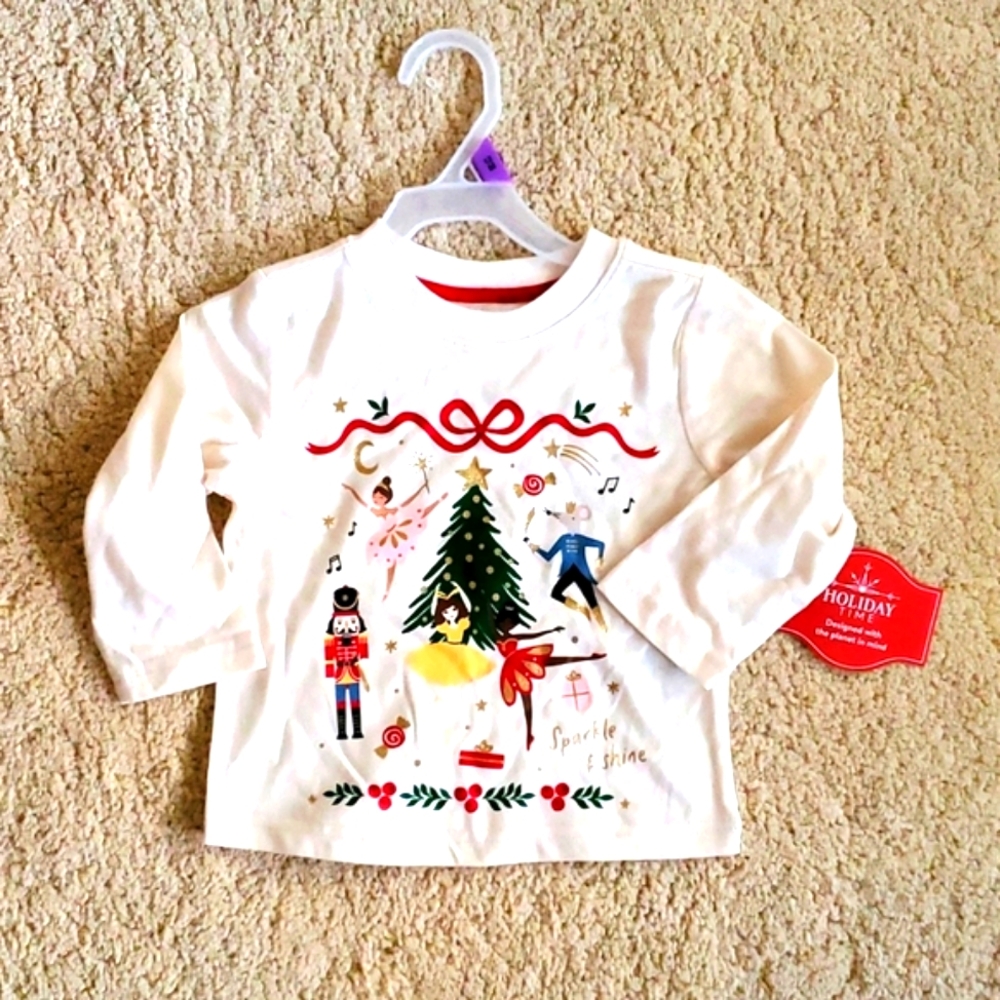 NWT: HOLIDAY TEE "SPARKLE✨️ & SHINE🎄"
